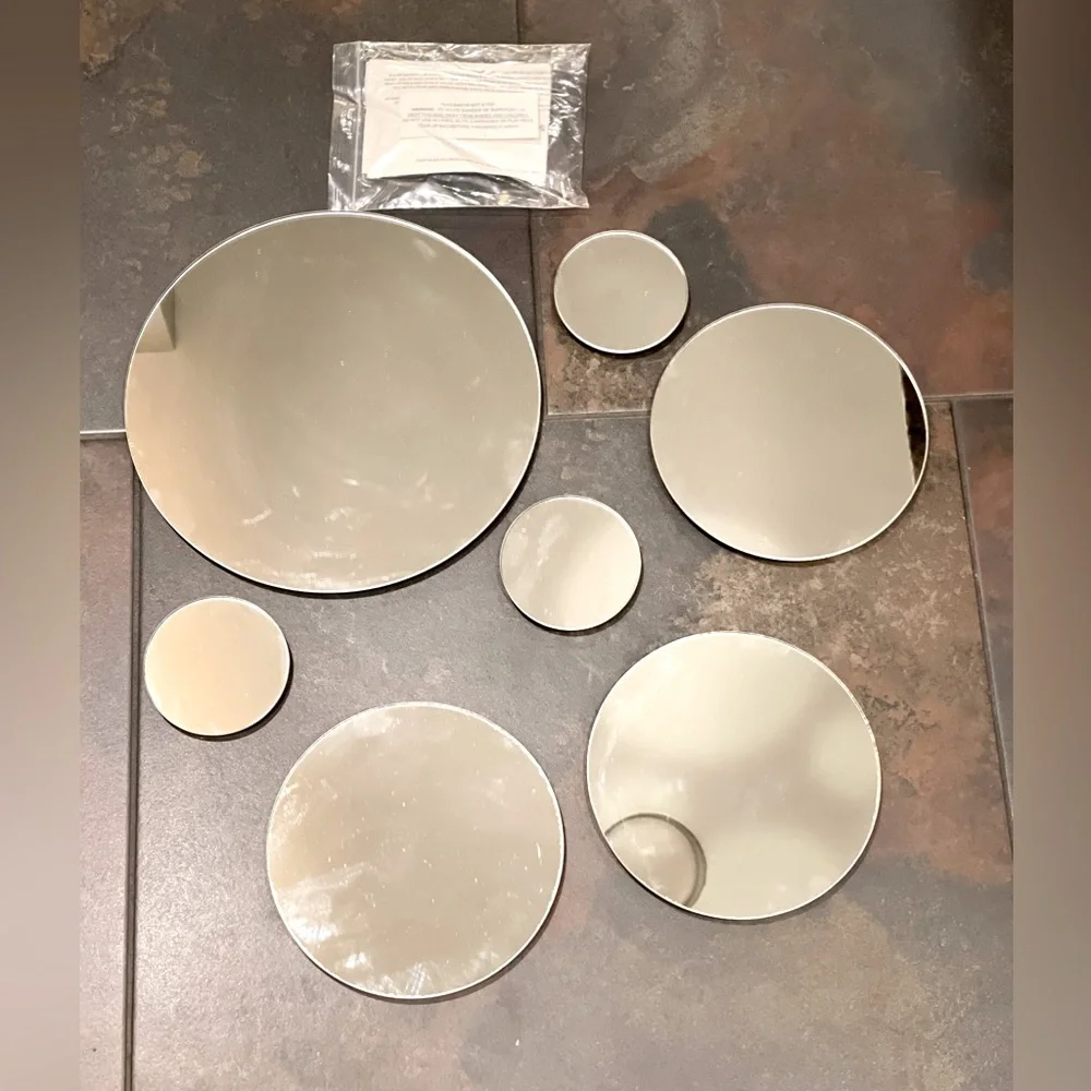 7 Piece Round Mirror Set